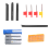 10Pcs Carbide Insert Blades + 4Pcs Lathe Turning Tool Holder Set Wrench for Machine Sets 1