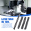 10Pcs Carbide Insert Blades + 4Pcs Lathe Turning Tool Holder Set Wrench for Machine Sets 8