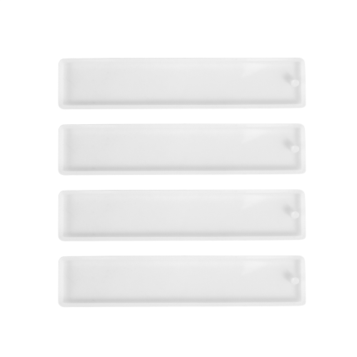 4er-Pack DIY-Lesezeichen-Harzform, Silikonformen, transparente Form für Schmuckherstellung 1