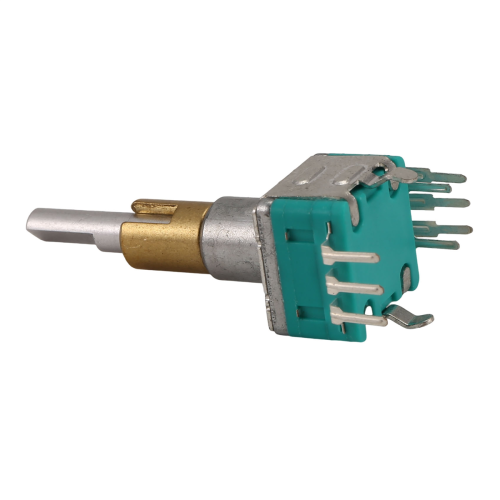 EC11EBB24C03 Dual Encoder mit Schalter 30 Positionierung Anzahl 15 Puls Punkt Griff 25mm 2