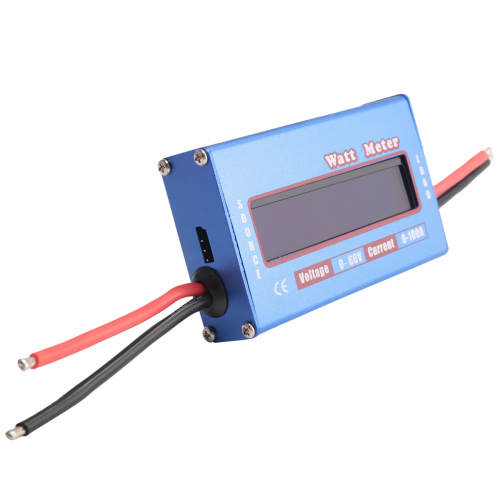 Digitale wattmeter Wattmeter Power DC 60V 100A Balansspanning Batterijtester 1
