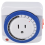 24-Stunden-Timer-Steckdose, mechanischer Programmschalter, 125-V-Steckdosenschutz, energiesparend (US-Stecker) 8
