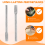 20 Pcs Diamond Grinding Bits 4mm Cylinder Head Bit Rotary Burr Set for Most Tool Grinder 9