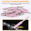 20 Pack Chainsaw Sharpener Grinding Stones Polishing Tool for 3/16 Inch/ 4.8 mm 6