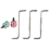 5 in 1 Offset Screwdriver Z Shaped Screwdrivers Magnetic Slotted Double Head Hand Tool Set 1