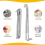 5Pcs Z-Type Screwdriver L-Shaped 90-Degree Right-Angle Elbow Bend /Slotted with Magnetic Short 5