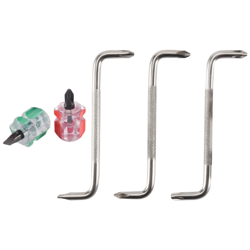 5 in 1 Offset Screwdriver Z Shaped Screwdrivers Magnetic Slotted Double Head Hand Tool Set 1