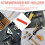 10 stuks 12-gats schroevendraaierbithouder basis opbergkoffer hex organizer 5