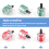 5 in 1 Offset Screwdriver Z Shaped Screwdrivers Magnetic Slotted Double Head Hand Tool Set 6