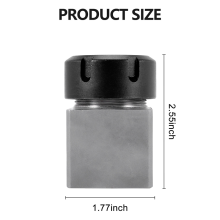 Ensemble de 2 mandrins à pince ER32, supports carrés et hexagonaux pour tour CNC