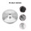 5mm Bore 80T Pulley Synchronous Wheel 2GT Timing Belt 80 Teeth for 2.4 3D Printer 6mm Width 8