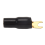 Terminal Spade Fork Adapter Connector Plug Crimp Barrier Spades Speaker Wire Plug-4GA 2