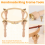 Adjustable Portable Wooden Embroidery Hoop Stand Set Needlework Frame Rack Desktop 5
