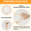 Adjustable Portable Wooden Embroidery Hoop Stand Set Needlework Frame Rack Desktop 6