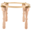 Adjustable Portable Wooden Embroidery Hoop Stand Set Needlework Frame Rack Desktop 4