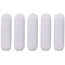 5 Stück 25 mm (1 Zoll) PTFE-Magnetrührer, Rührstab, weiße Farbe, Laborstab, Rührplattenstab, 7 mm 25 mm Stäbe