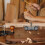 Bifold Tür Hardware Holz Schiebe Pulley Möbel Rad Scheune Roller Wand Falten 3