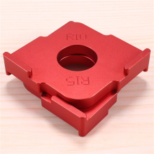Freessjablonen voor aluminiumlegering met radius, Quick-Jig-bitsjablonen voor het frezen van afgeronde hoeken, set van 2