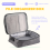 Important File Pocket Holder,Document Organizer Box,Oxford Waterproof Document Storage Bag with Safe Code Lock (Gray) 5