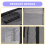 Important File Pocket Holder,Document Organizer Box,Oxford Waterproof Document Storage Bag with Safe Code Lock (Gray) 8