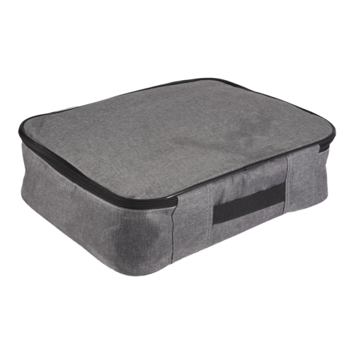 Important File Pocket Holder,Document Organizer Box,Oxford Waterproof Document Storage Bag with Safe Code Lock (Gray) 2
