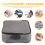 Important File Pocket Holder,Document Organizer Box,Oxford Waterproof Document Storage Bag with Safe Code Lock (Gray) 9