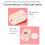 20 Pcs Selbstklebende Lenkrolle Edelstahl Mini Paste Universal Rad 360 Grad Rotation Pulley 6