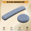16 Pcs Möbel Gleiter PTFE Sliders Selbst-Adhesive Set Runde Quadrat für Einfache 5