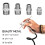 8 stuks Airbrush flexibele adapter fitting connector set voor compressor en slang 4