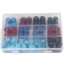 Auto Auto R134A 77Pcs AC A/C System Ventil Core Staub Kappen Set Air Dichtung