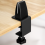 Lot de 2 pinces de séparation pour bureau, écran de confidentialité, support de cloison pour table - Noir 6