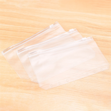 34 PCS Binder Pockets A6 Size 6 Holes Zipper Pouch Folders Clear Waterproof PVC Loose Leaf Bags for Ring