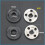 6Pcs Lock Nuts Flange for 9523 Nut Inner Outer Kit Angle Grinder Tool 2 Specifications-Toothless, Toothed 8