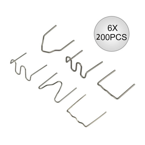 Agrafes à chaud pour réparation de plastique, 1 200 pièces, 6 types 2