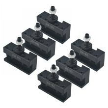 6 pièces 250-001 0XA Outil à changement rapide, porte-outil de tournage en acier