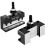 Lathe Tool Holder, Change Set for Metal Post 1/2inch Turning Tools, 250-000 Mini 10