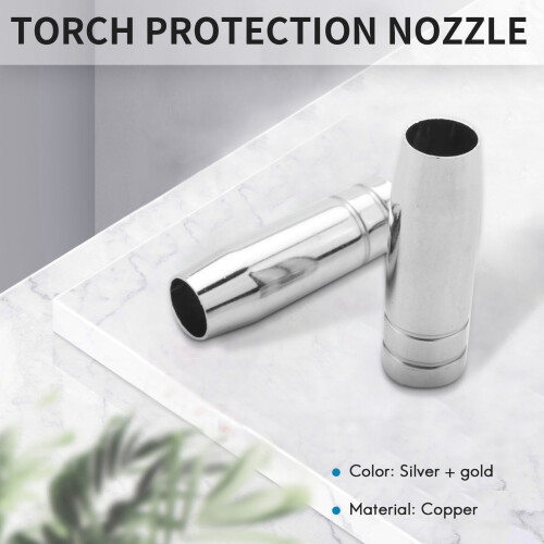 Mig Welding Nozzles for Machine 16 Pcs Contact Tips - 0.8mm 2