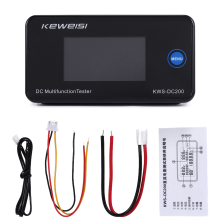 KEWEISI DC 0-200V Voltmeter Amperemeter KWS Leistungsenergiezähler LED Digital Wattmeter Stromzähler, 10A