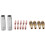 Mig Welding Nozzles for Machine 16 Pcs Contact Tips - 0.8mm 2