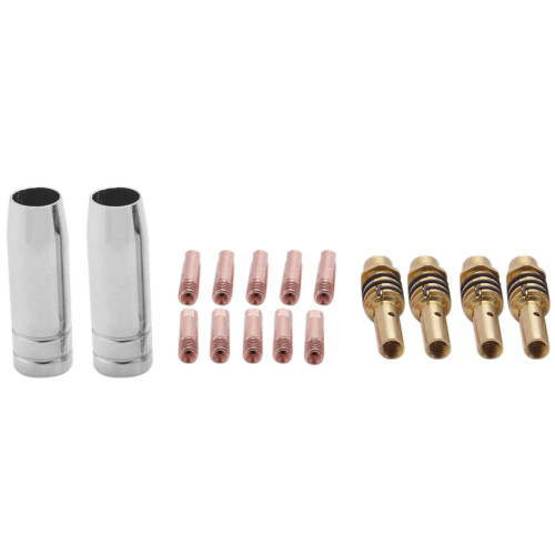 Mig Welding Nozzles for Machine 16 Pcs Contact Tips - 0.8mm 1