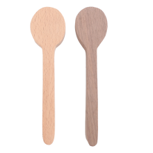 2-delige set houten snijlepels van beukenhout en walnoot, onafgewerkte houten snijset voor beginners