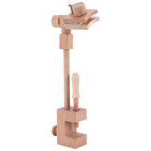 Stickrahmen mit Klemme, Holzrahmengestell für alle Tische, passend für Kreise, Rahmen zum Kreuzstich, Stickhalter