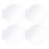 4Pcs Clear Acrylic Sheet Round Panel Thick (4mm) Plastic Board for LED Light Base,Sign,DIY Display Projects 3