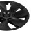 4 Pcs 19 Inch Wheel Hub Cap Matte Black Fully Wrap 14