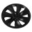 4 Pcs 19 Inch Wheel Hub Cap Matte Black Fully Wrap 4