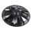 4 Pcs 19 Inch Wheel Hub Cap Matte Black Fully Wrap 15