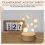 4Pcs Clear Acrylic Sheet Round Panel Thick (4mm) Plastic Board for LED Light Base,Sign,DIY Display Projects 5