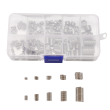 150-teilige Gewindereparatureinsätze M3 M5 M6 M8 Edelstahl Heli Coil Insert Drahtsortiment