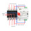Din Rail 4P ATS Dual Power Automatic Transfer Switch Electrical Selector Switches Uninterrupted 100A 7