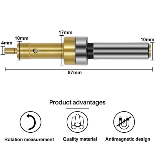 Precision Titanium Non-Magnetic Mechanical Edge Finder Center Touch Point Sensor for CNC Machine 2